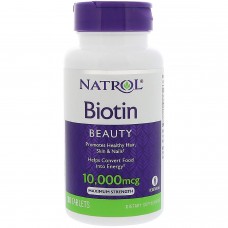 Nature's Bounty Suplemento Biotin 10000mcg (100 Cápsulas)